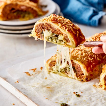 Family Sausage Roll with Mozzarella